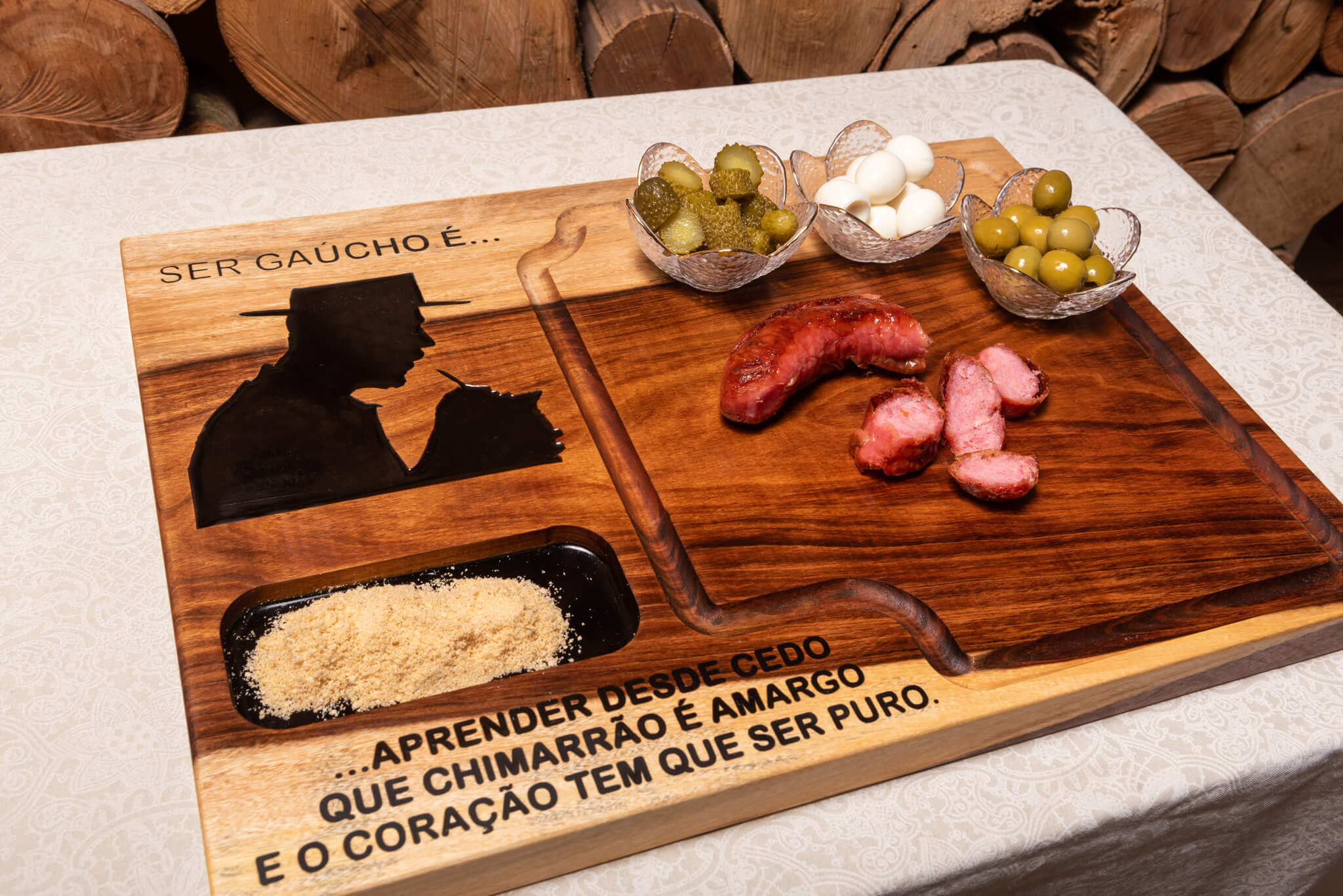 Tábua de churrasco personalizada
